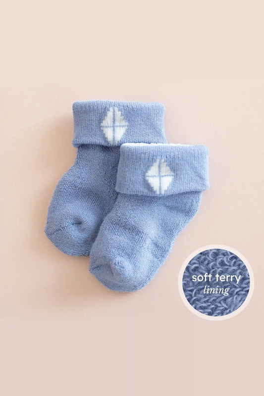 Baby 3-Pack Socks in Petal