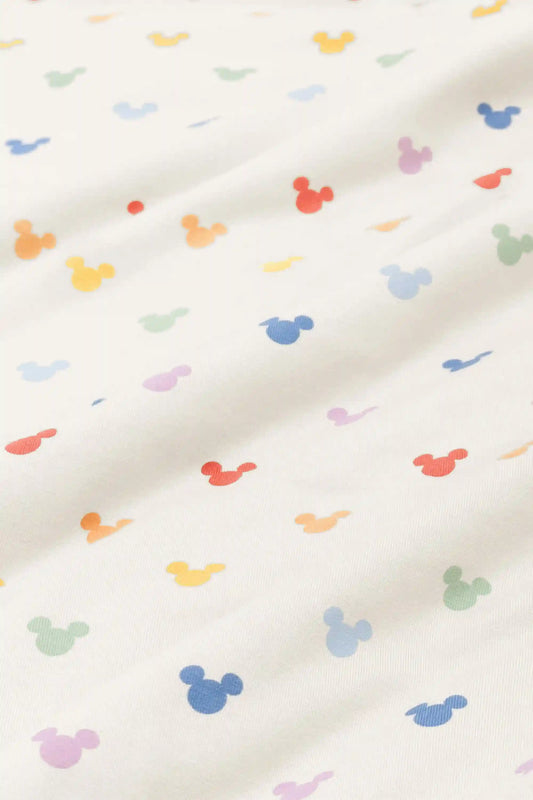 Knotted Bow Headband in Pastel Mickey Mouse