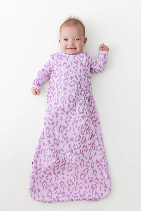 Sleep Bag in Thistle Leopard 0.5