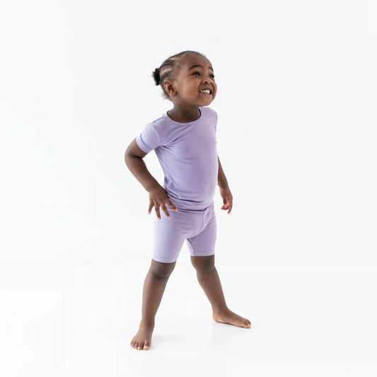 Short Sleeve Pajamas in Taro