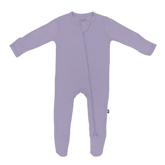 Zippered Footie in Taro