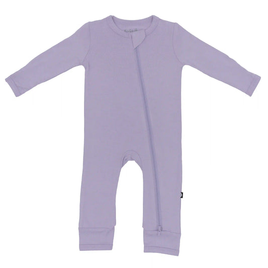 Zippered Romper in Taro